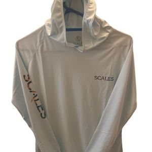 Women large hoodie shirt light blue for summer